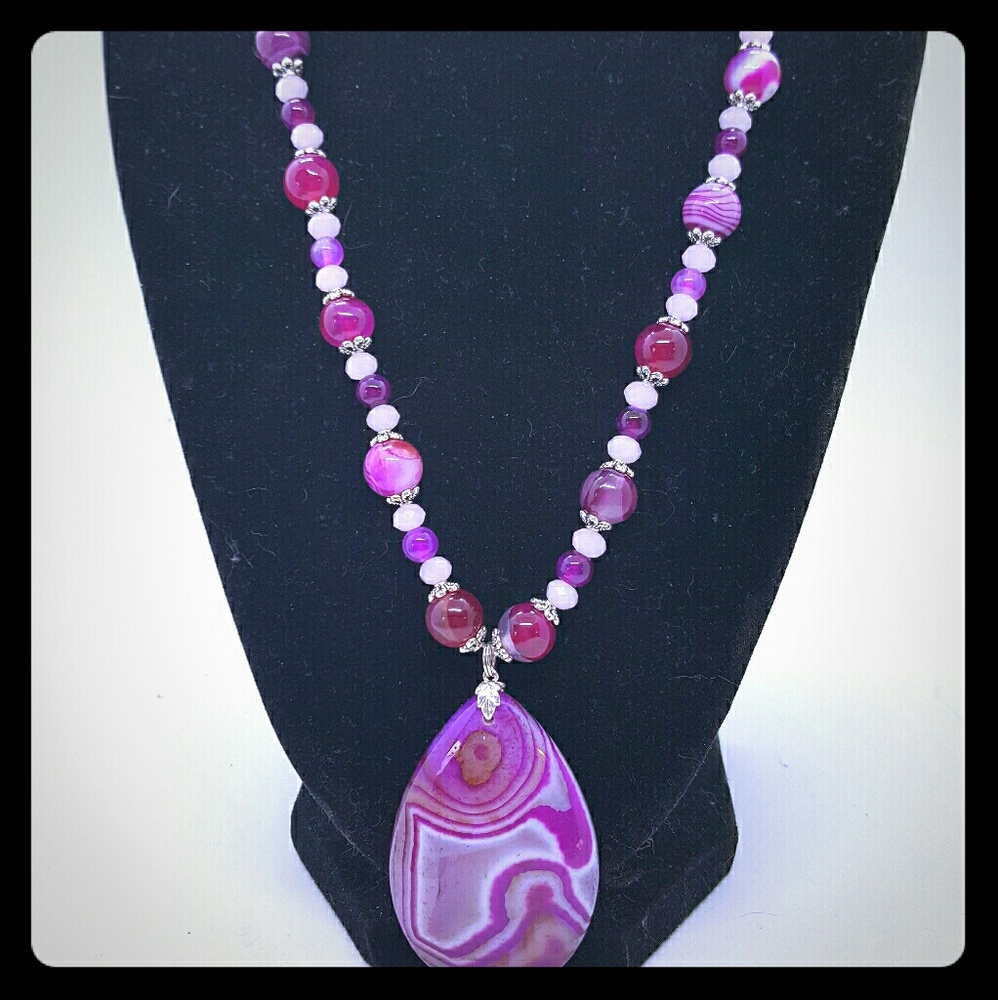 Gemstone necklace